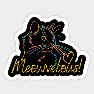 Meowvelous Sticker